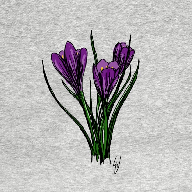 Spring Crocus by themanyartsofknight